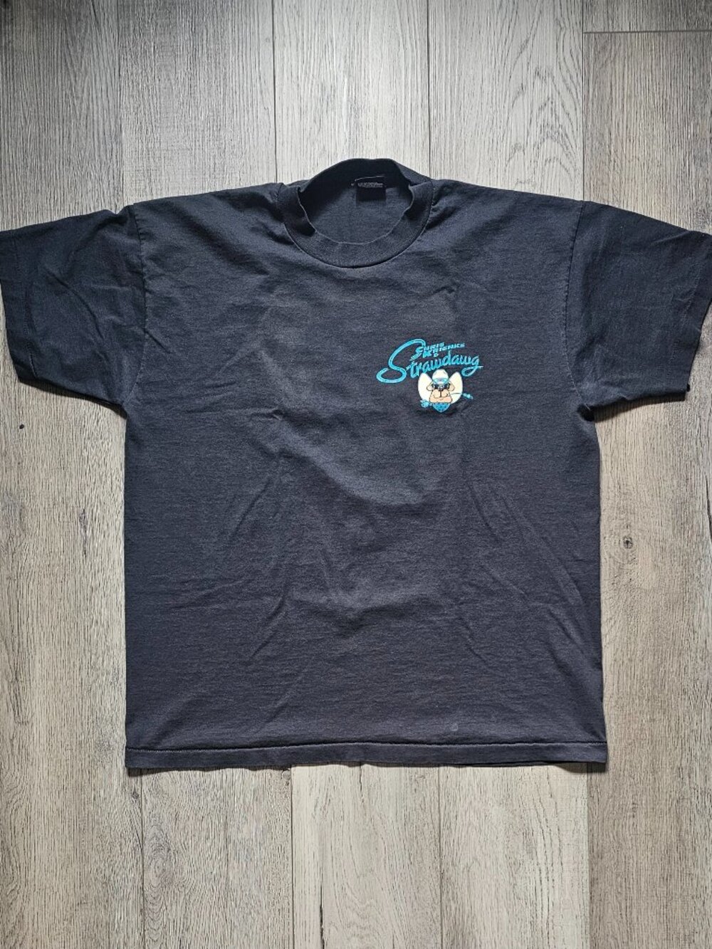 Vintage USA 90s Chris Krienke & Strawdawg Men´s XL Fruit of the Loom BEST Tag